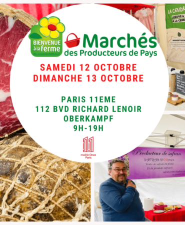 Couverture du marché de producteur des 12 et 13 octobre 2024 dans le 11 eme arrondissement de Paris